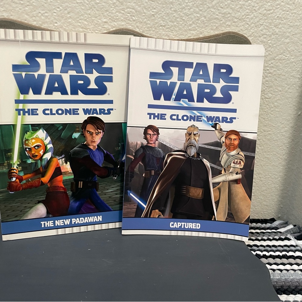Star Wars The Clone Wars Book Set - The New Padawan & Captured